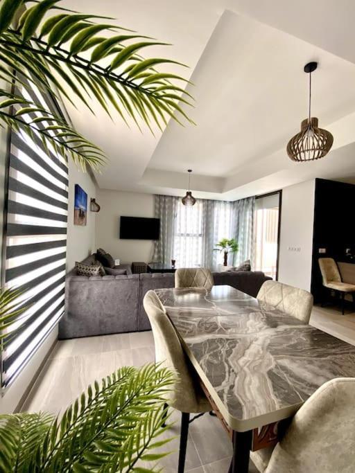 Luxurious Golf & Sea View Beach Apartment With Pool Access - Tamourrit, Taghazout Bay Exterior photo